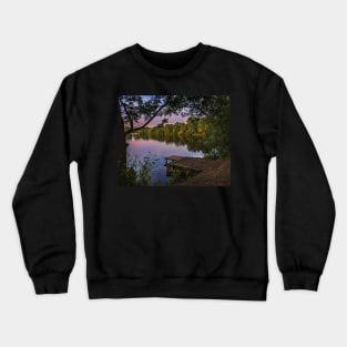 A  Lakeside Evening Crewneck Sweatshirt